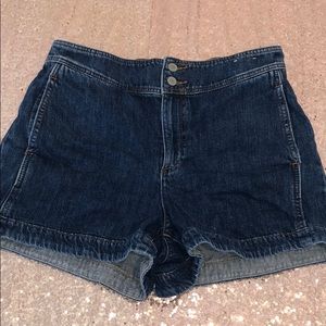 High waisted Jean shorts